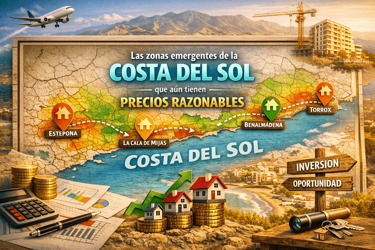 Las zonas emergentes de la Costa del Sol que aún tienen precios razonables