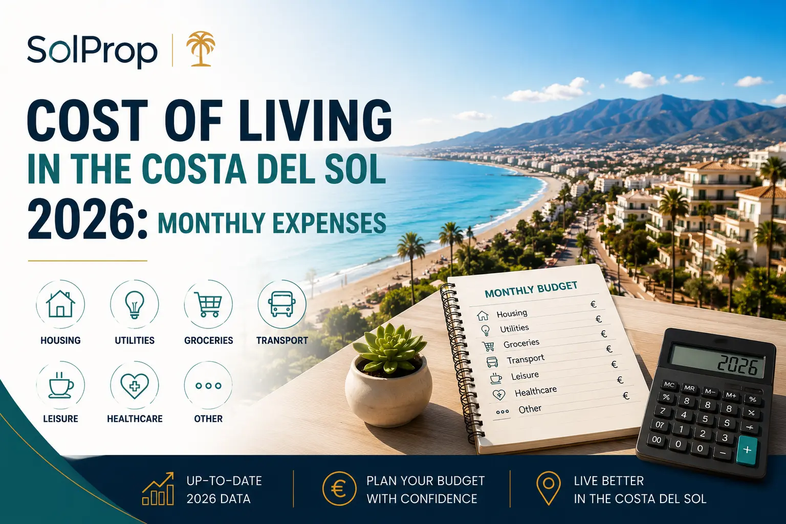 What is the cost of living in Malaga?