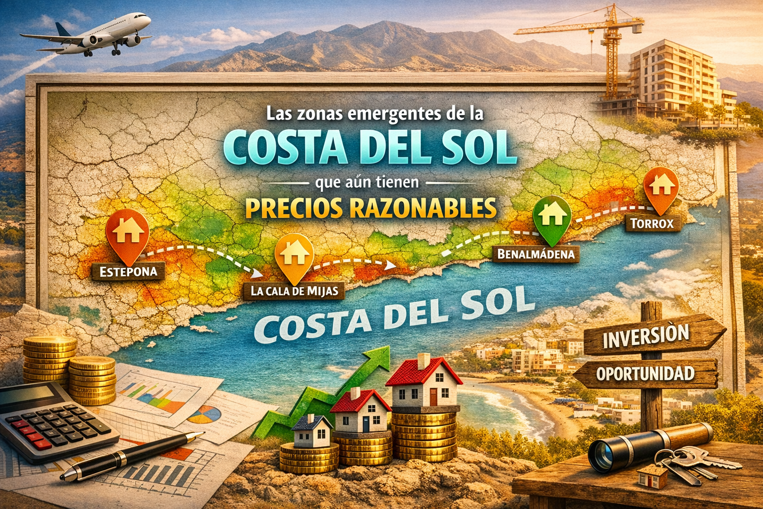 Las zonas emergentes de la Costa del Sol que aún tienen precios razonables